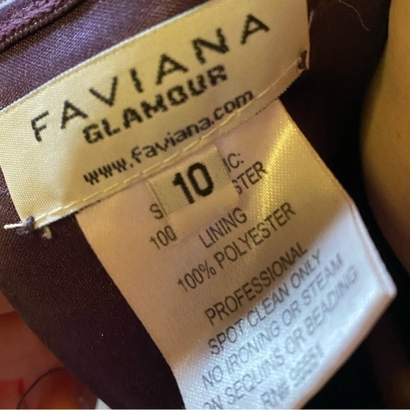 Fiviana Glamour sequinned  dress size 10 worn good condition - Picture 4 of 8